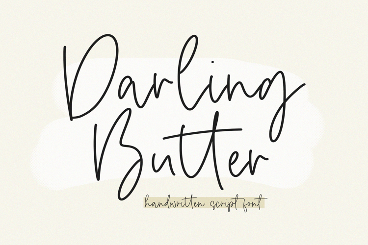Font đám cưới darling butter