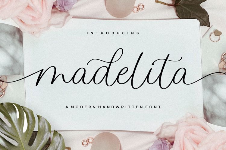 Font đám cưới madelita