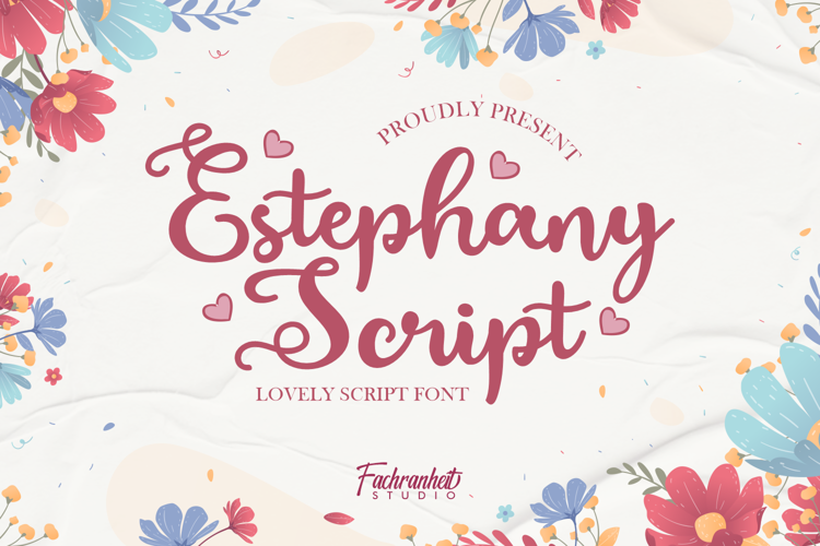 Font đám cưới estephany script