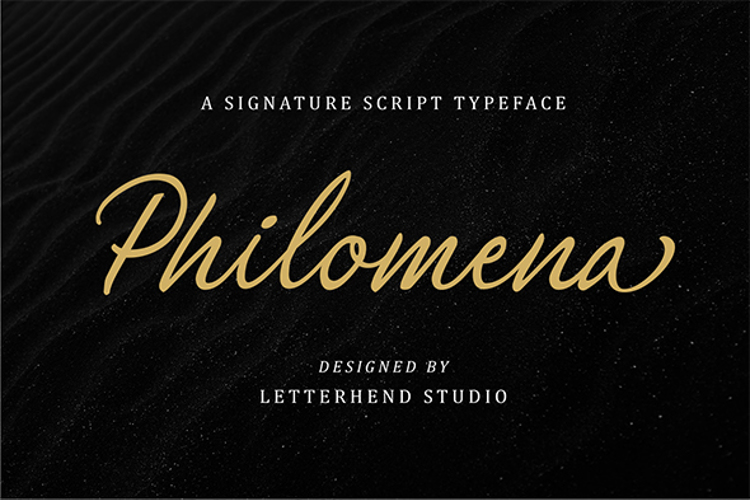 Font đám cưới philomena script