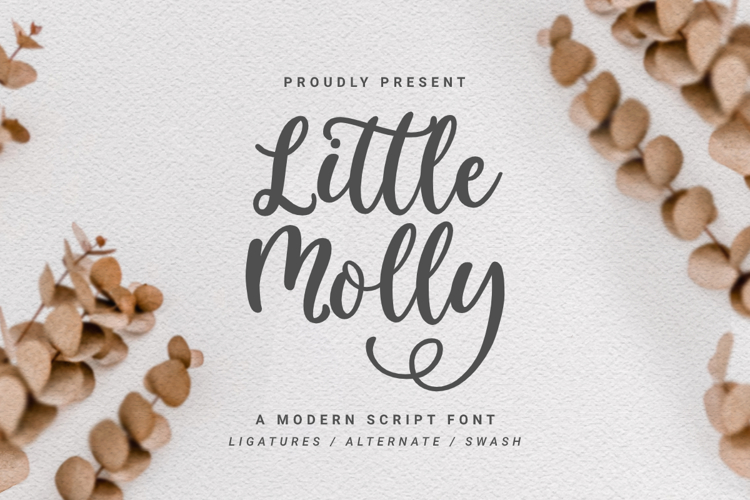 Font đám cưới little molly