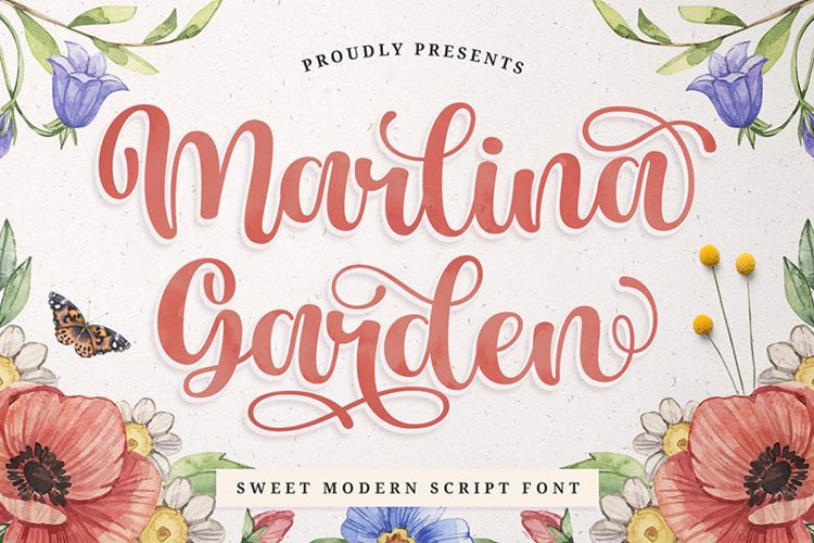 Font đám cưới marlina garden