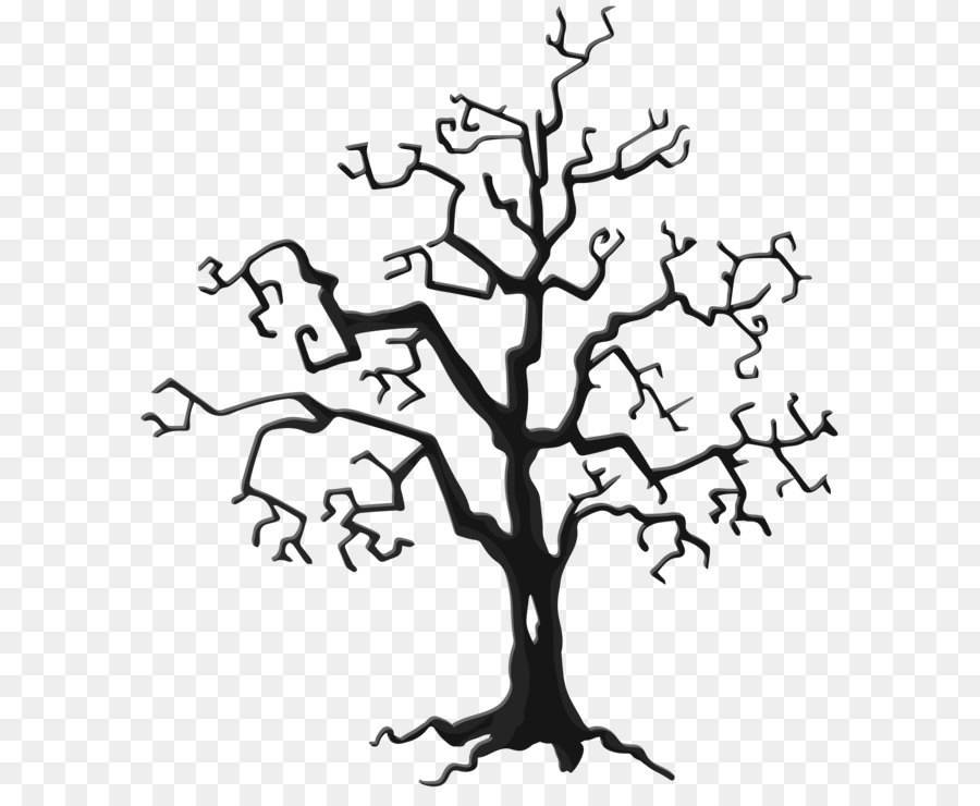 Hình png nhánh cây khô đen trắng