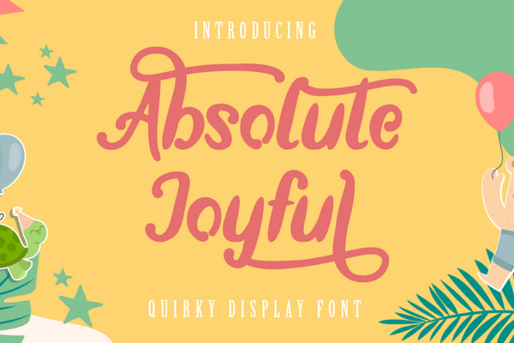 Font đám cưới absolute joyful