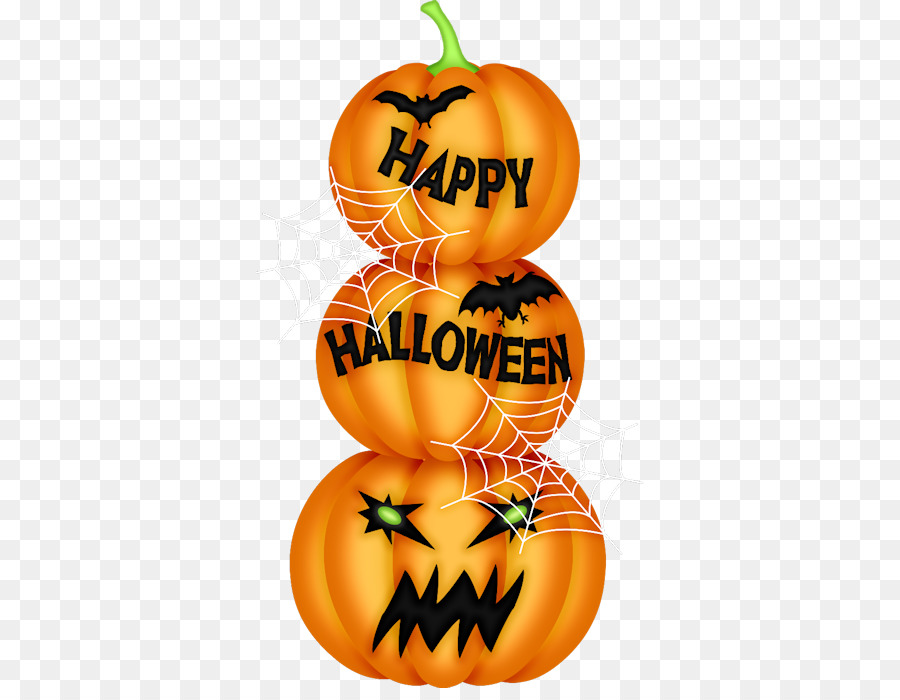 Những quả bí ngô và chữ Happy Halloween
