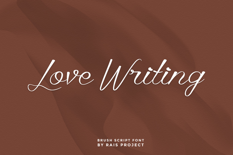 Font đám cưới love writing
